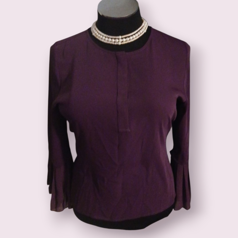 Elegant Purple Blouse